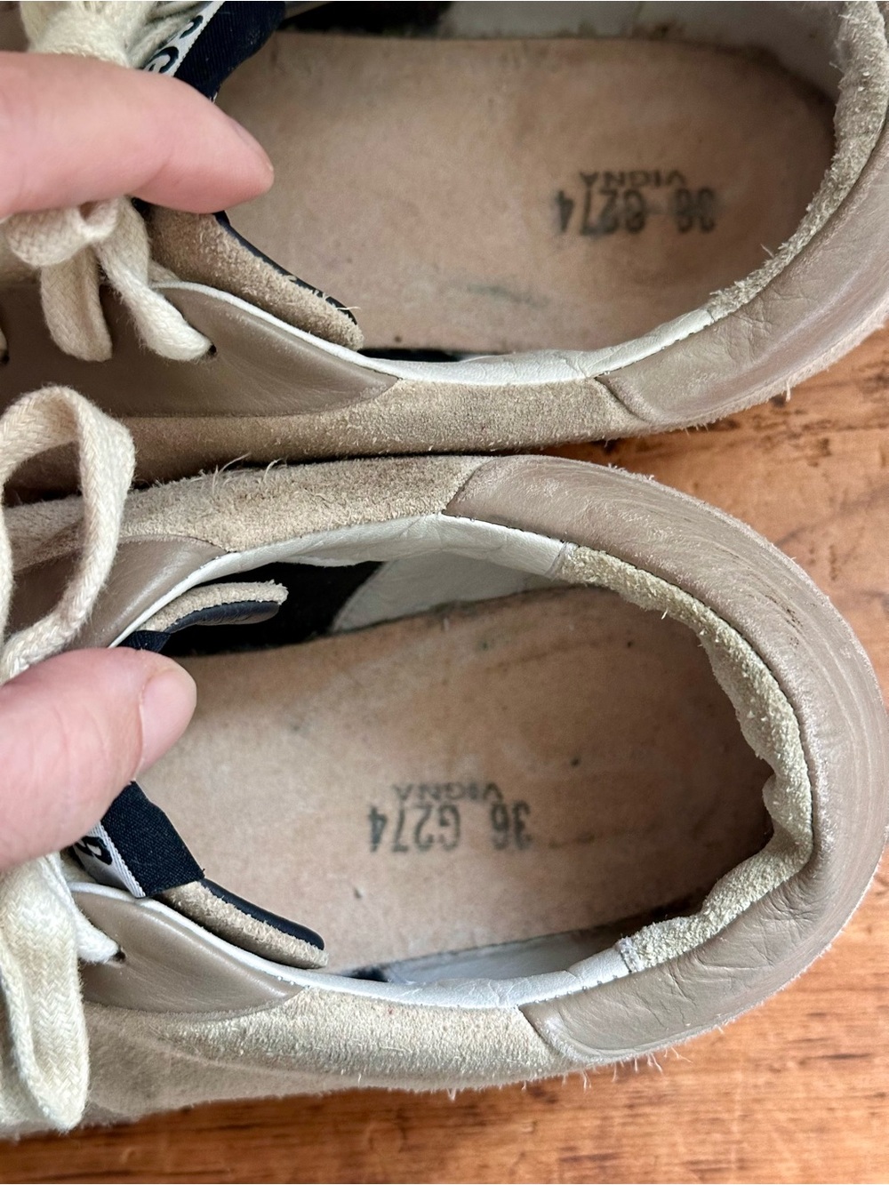 Golden Goose Superstar Tan Suede with Brown Star, Wedge Insole Size 36 Sneakers - Picture 13 of 16